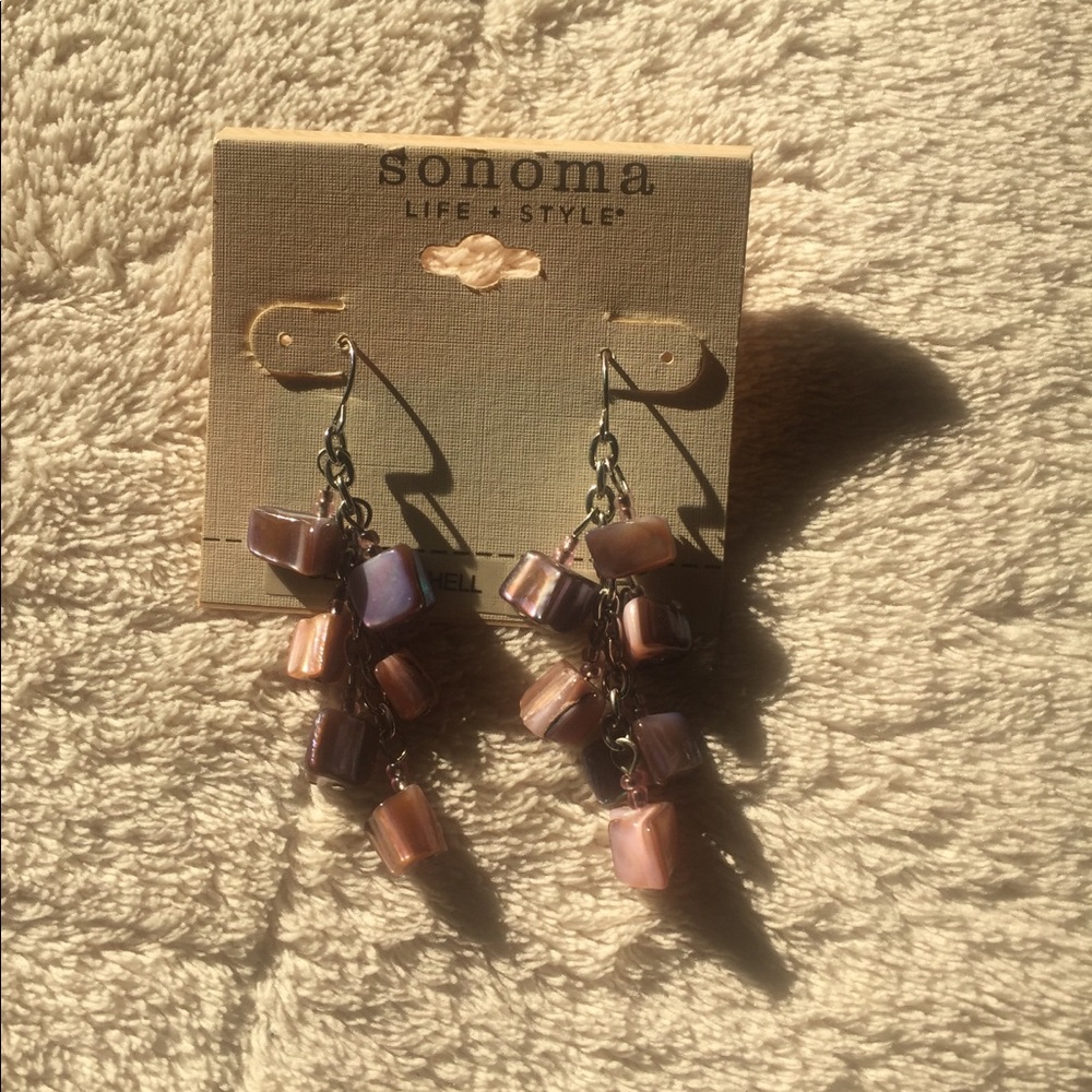 NWT genuine shell earrings